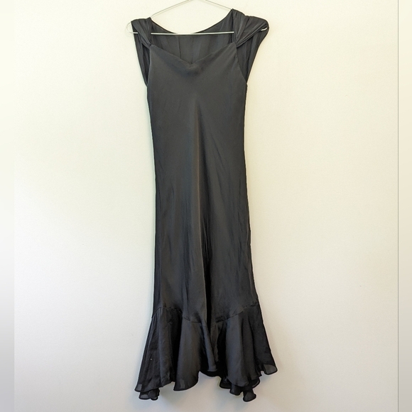 Vintage Ralph Lauren Charmeuse Silk Bias Cut Slip Dress - Picture 6 of 13